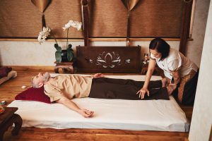 Japanese shiatsu massage